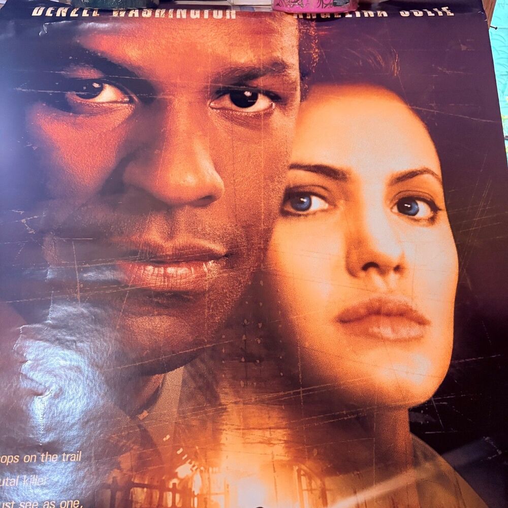 The Bone Collector Subway Movie Poster Denzel Washington Angelina Jolie 1999